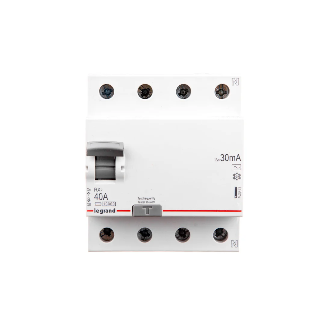 Wyłącznik różnicowoprądowy 4P 40A 0,03A typ AC P304 RX3 402063