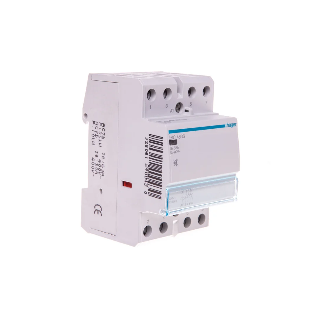 Stycznik modułowy cichy 63A 4Z 0R 230V AC ESC463S