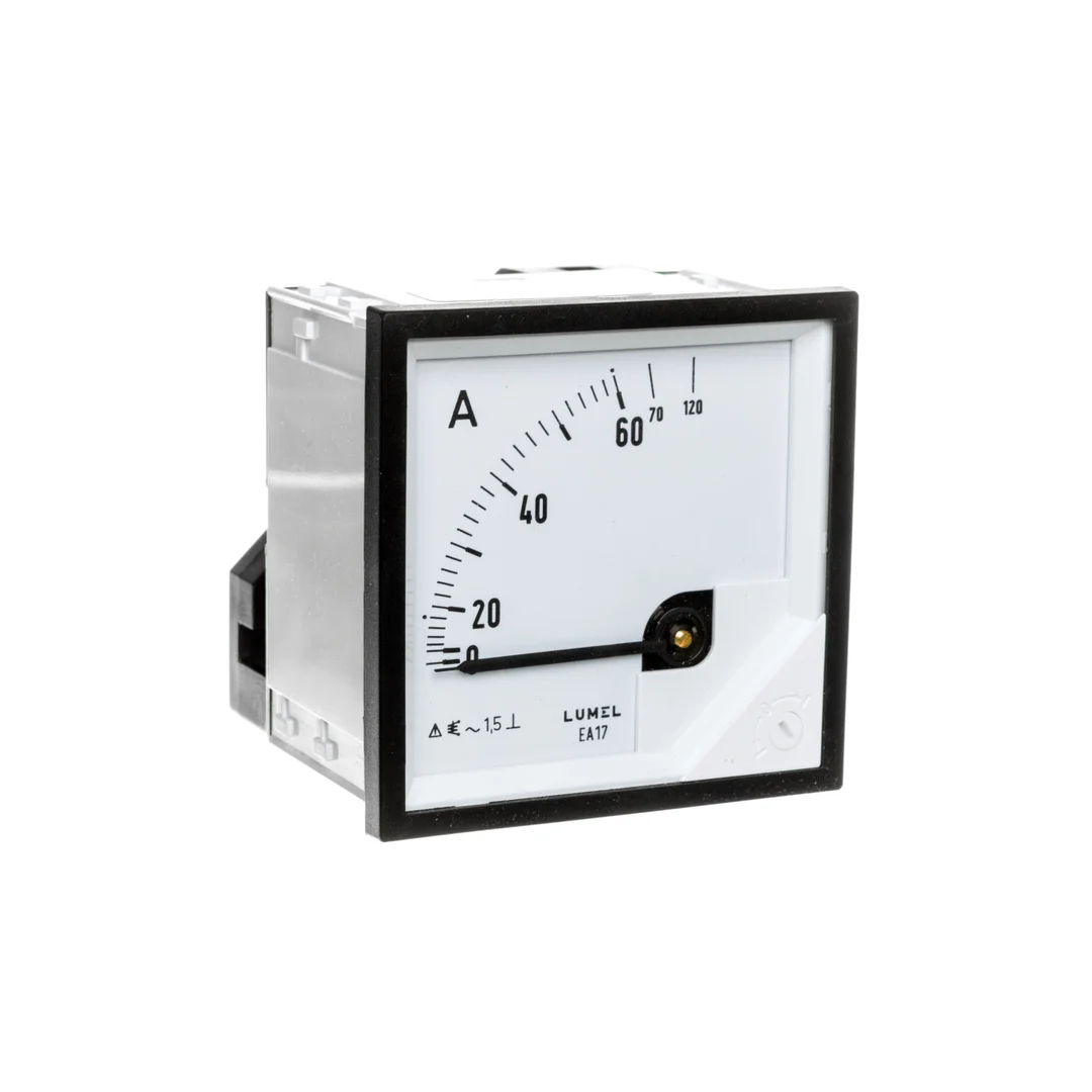 Amperomierz analogowy tablicowy 60/120A 72x72mm IP50 C3 K=90 st. EA17N F21200000000