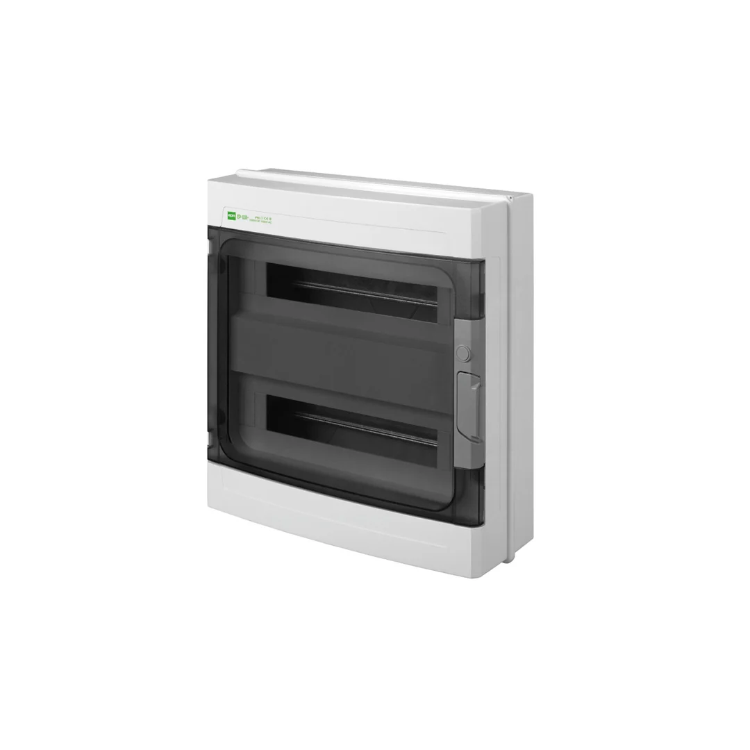 Rozdzielnica hermetyczna EP-LUX RN 2x18 1000V AC 1500V DC PE+N dymny IP65 1962-01
