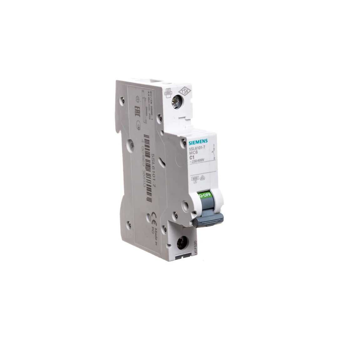Wyłącznik nadprądowy 1P C 1A 6kA AC SENTRON 5SL6101-7