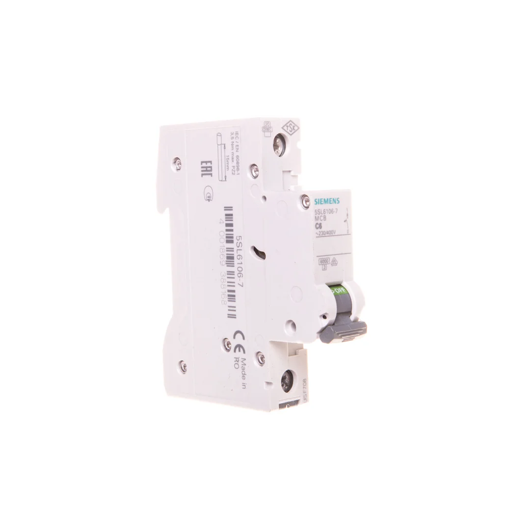 Wyłącznik nadprądowy 1P C 6A 6kA AC SENTRON 5SL6106-7