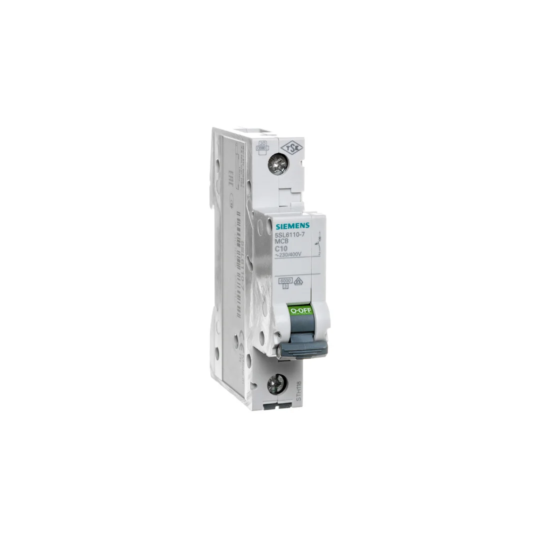 Wyłącznik nadprądowy 1P C 10A 6kA AC SENTRON 5SL6110-7