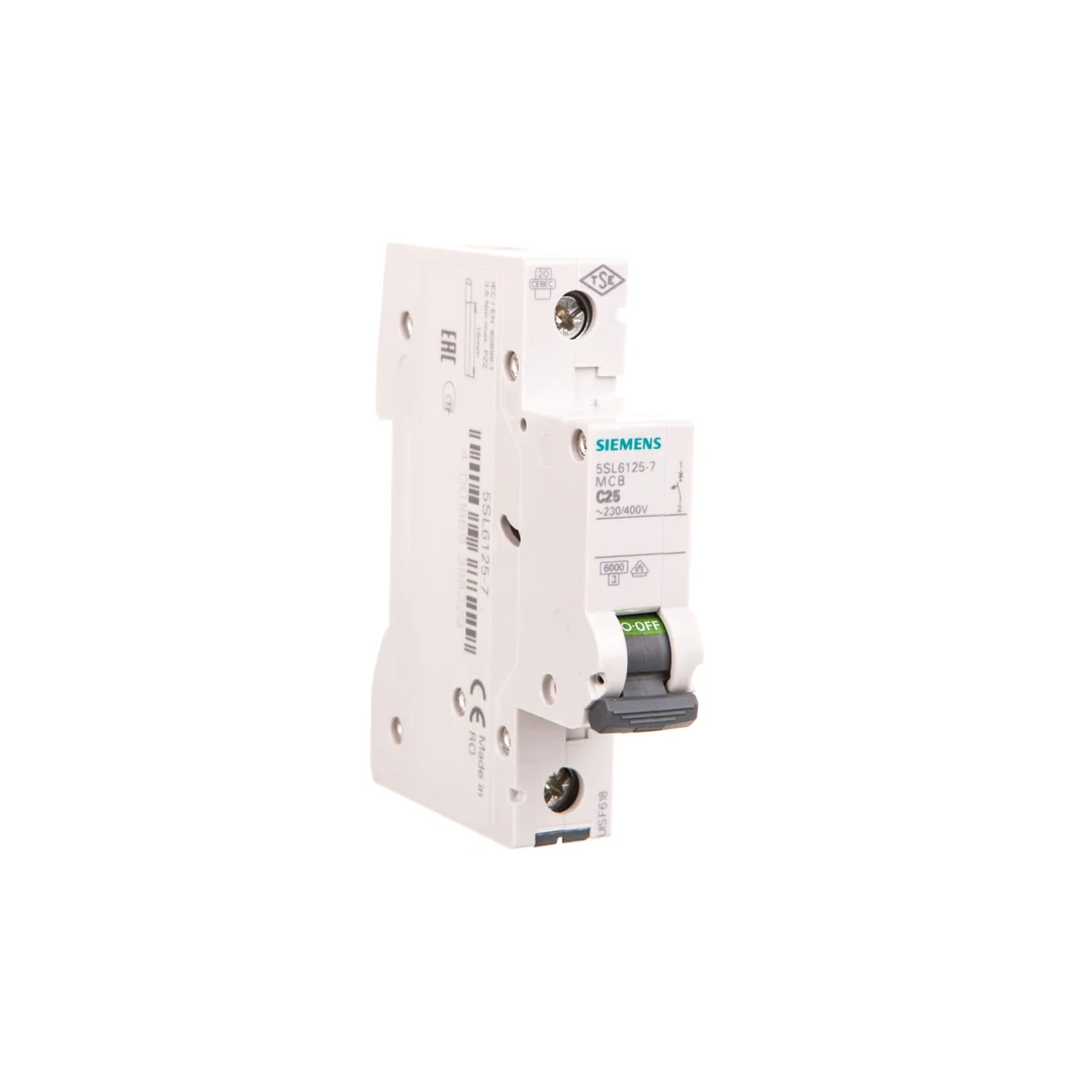 Wyłącznik nadprądowy 1P C 25A 6kA AC SENTRON 5SL6125-7