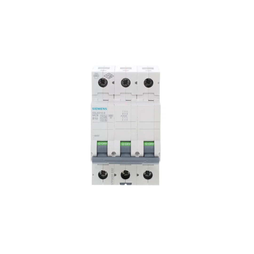 Wyłącznik nadprądowy 3P B 10A 6kA AC SENTRON 5SL6310-6