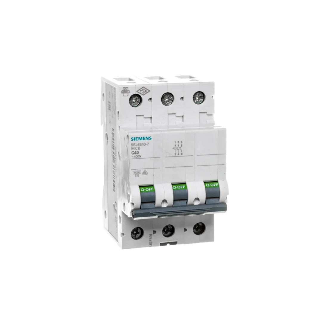 Wyłącznik nadprądowy 3P C 40A 6kA AC SENTRON 5SL6340-7