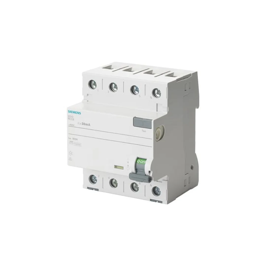 Wyłącznik różnicowoprądowy 4P 40A 0,03A typ A 30mA 400V SENTRON 5SV3344-6