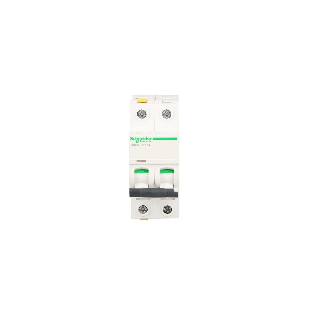 Wyłącznik nadprądowy 2P D 10A 6kA AC iC60N-D10-2 Acti9 A9F05210