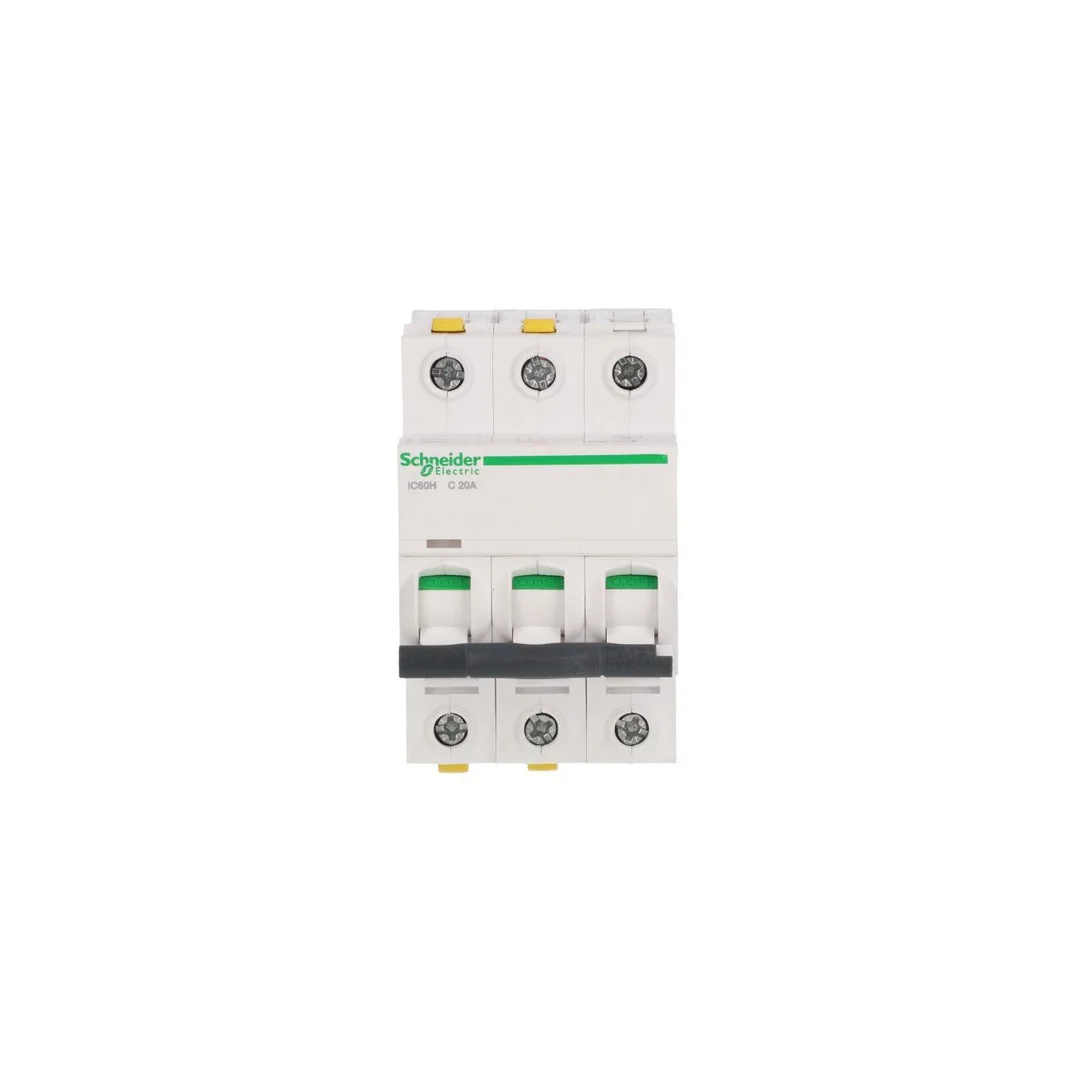 Wyłącznik nadprądowy 3P C 20A 10kA AC iC60H-C20-3 Acti9 A9F07320