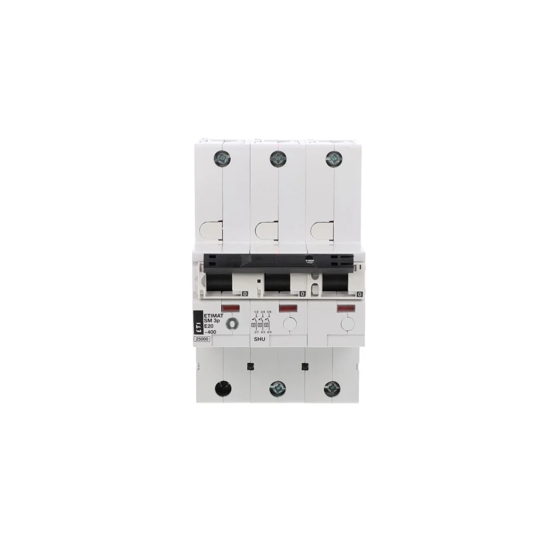Wyłącznik nadprądowy selektywny 3P 20A E 25kA AC E ETIMAT SM 002129221