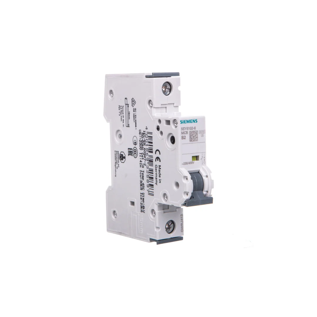 Wyłącznik nadprądowy 1P B 2A 6kA AC SENTRON 5SY6102-6