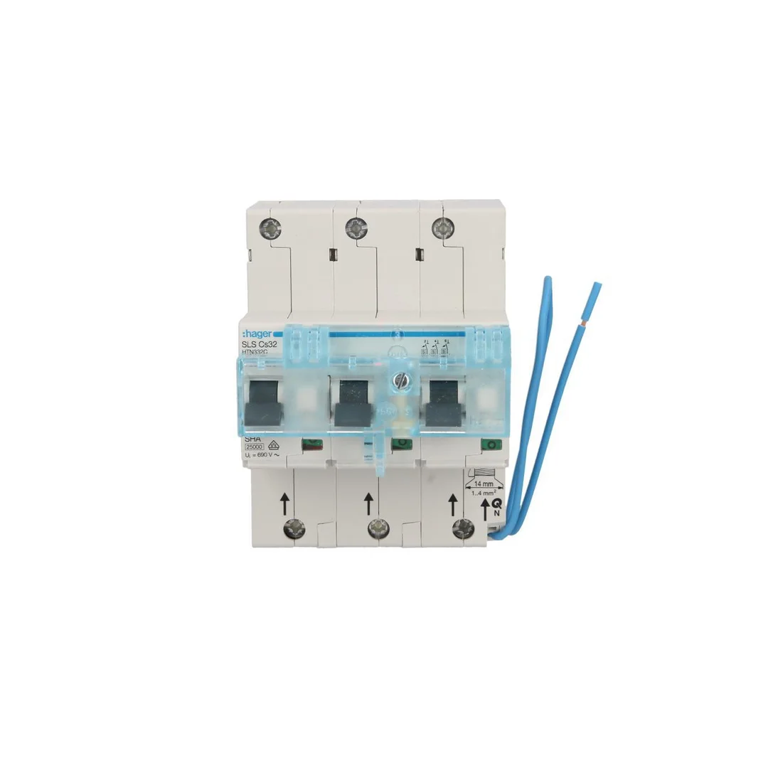 Wyłącznik nadprądowy selektywny 3P 32A Cs 25kA AC SLS HTN332C
