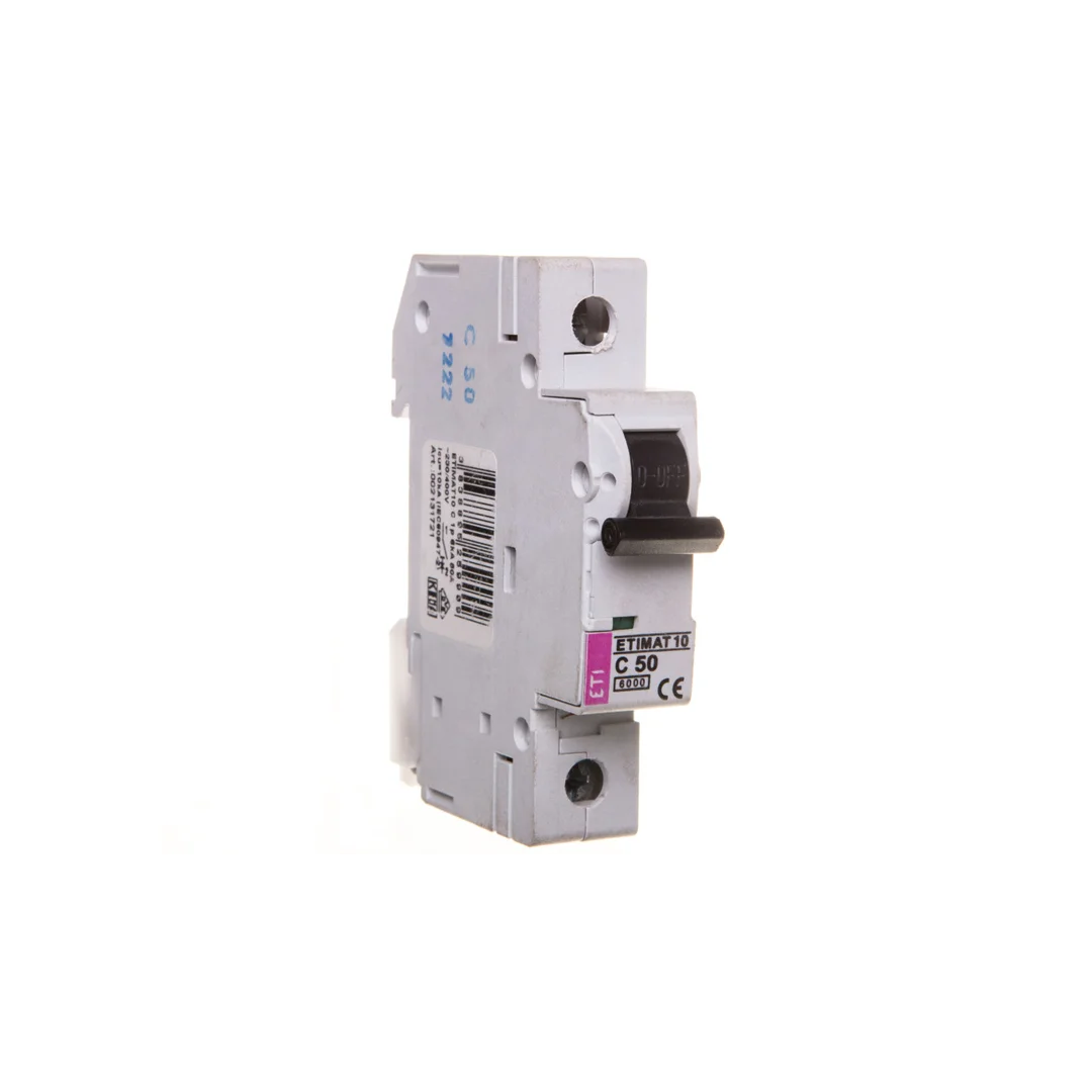 Wyłącznik nadprądowy 1P C 50A 6kA AC ETIMAT10 002131721