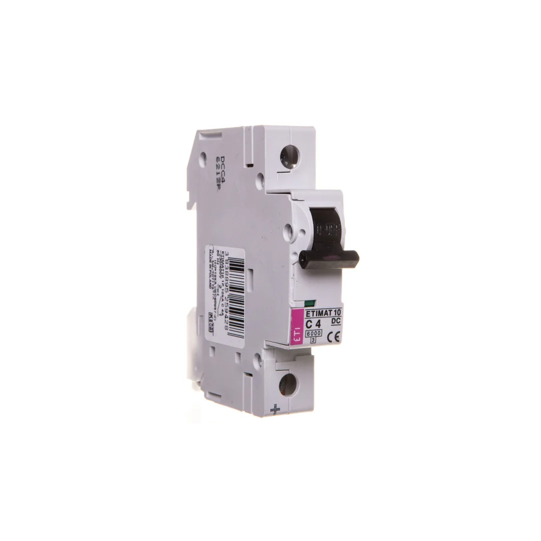 Wyłącznik nadprądowy 1P C 4A 6kA DC ETIMAT10 002137710