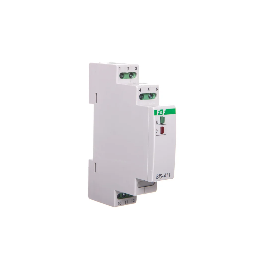 Przekaźnik bistabilny 1P 16A separowany 24V AC/DC Inrush BIS-411i-24V BIS-411-LED-24V