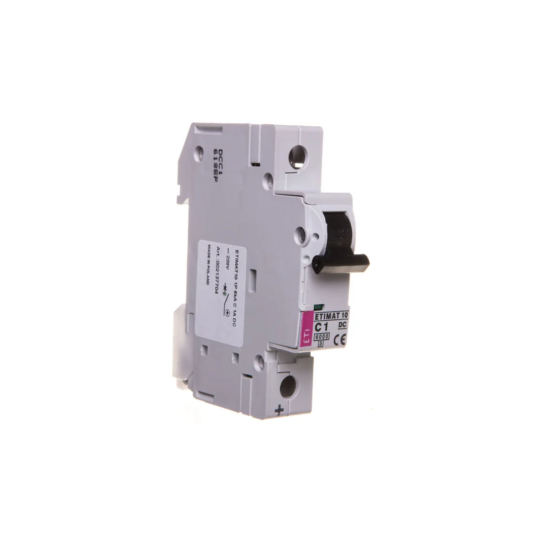 Wyłącznik nadprądowy 1P C 1A 6kA DC ETIMAT10 002137704
