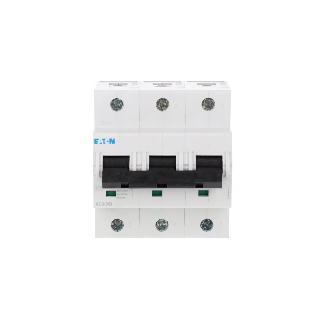 Wyłącznik nadprądowy 3P D 63A 25kA AC AZ-3-D63 211820