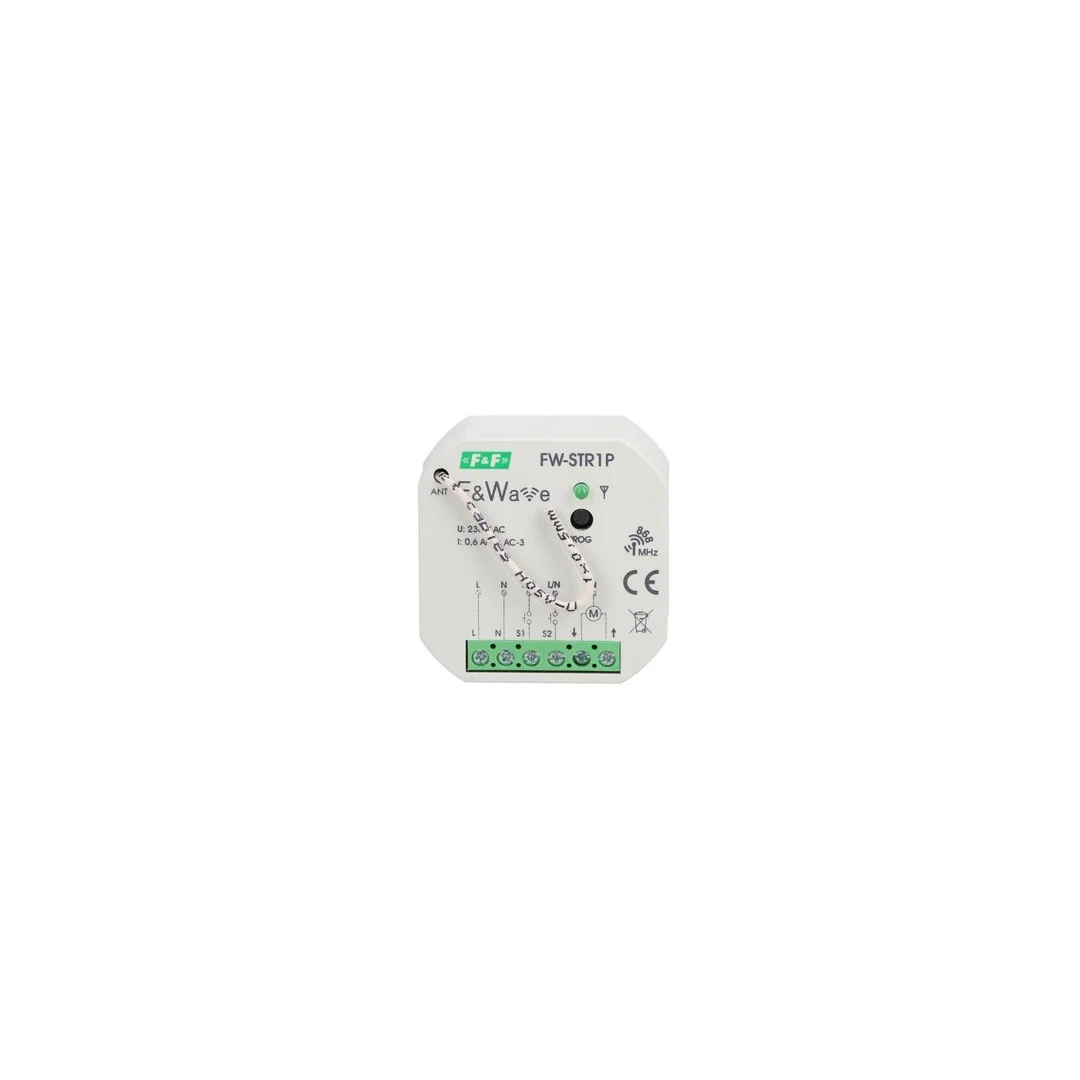 Radiowy sterownik rolet 230V- montaż p/t 85-265V AC/DC FiWave FW-STR1P