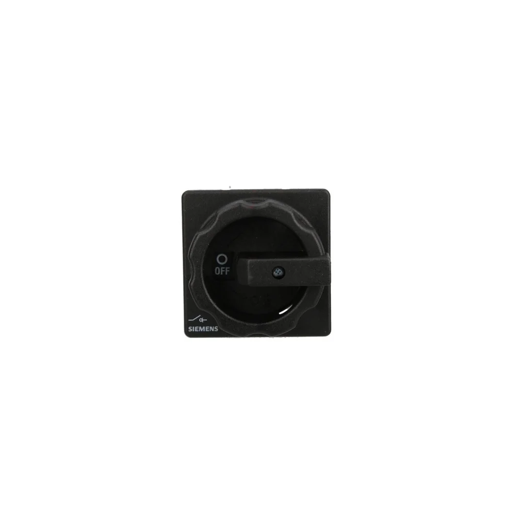 Rozłącznik główny 3P 32A 11.5kW AC23A 400V montaż tablicowy pokrętło czarne otwór centralny 22.5 mm 3LD2254-0TK51
