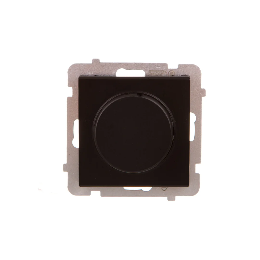 SONATA ściemniacz uniwersalny do obciążenia żarowego, halogenowego oraz LED czarny mat ŁP-8RL2/m/33