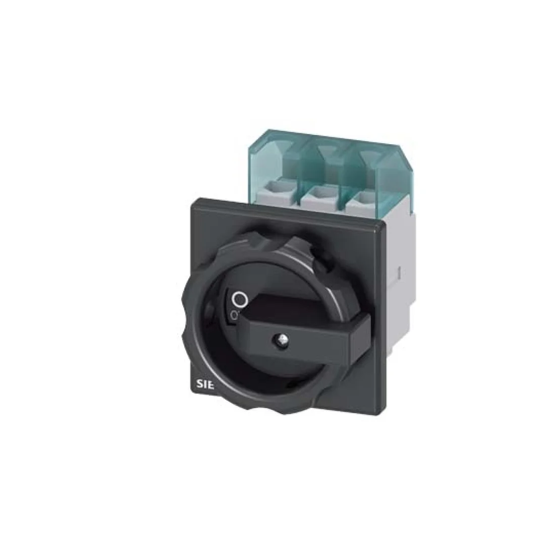 Rozłącznik główny 3P 25A 9.5kW AC23A 400V pokr czarne montaż tablicowy 4 otwory 3LD2103-0TK51