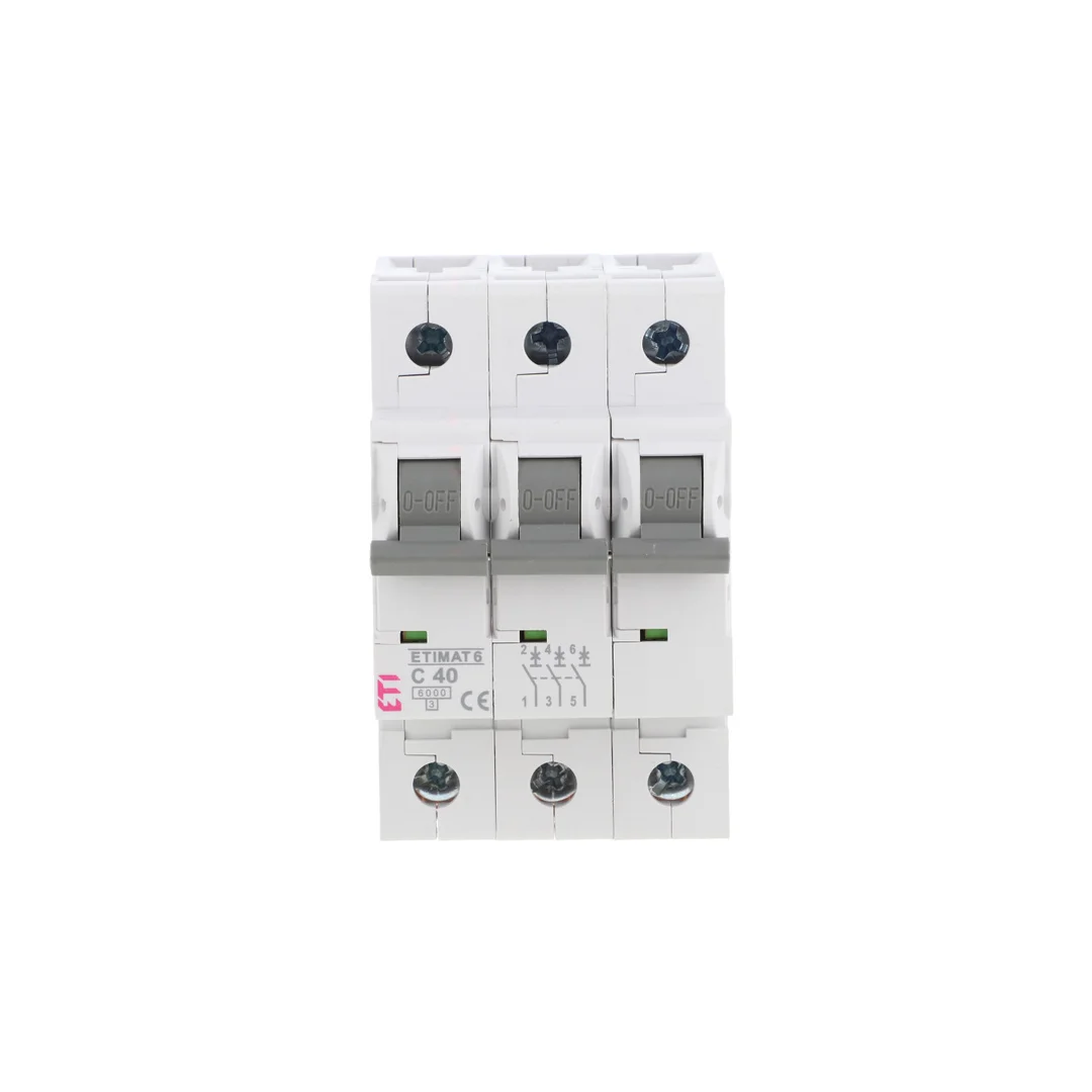 Wyłącznik nadprądowy 3P C 40A 6kA AC ETIMAT 6 002145520