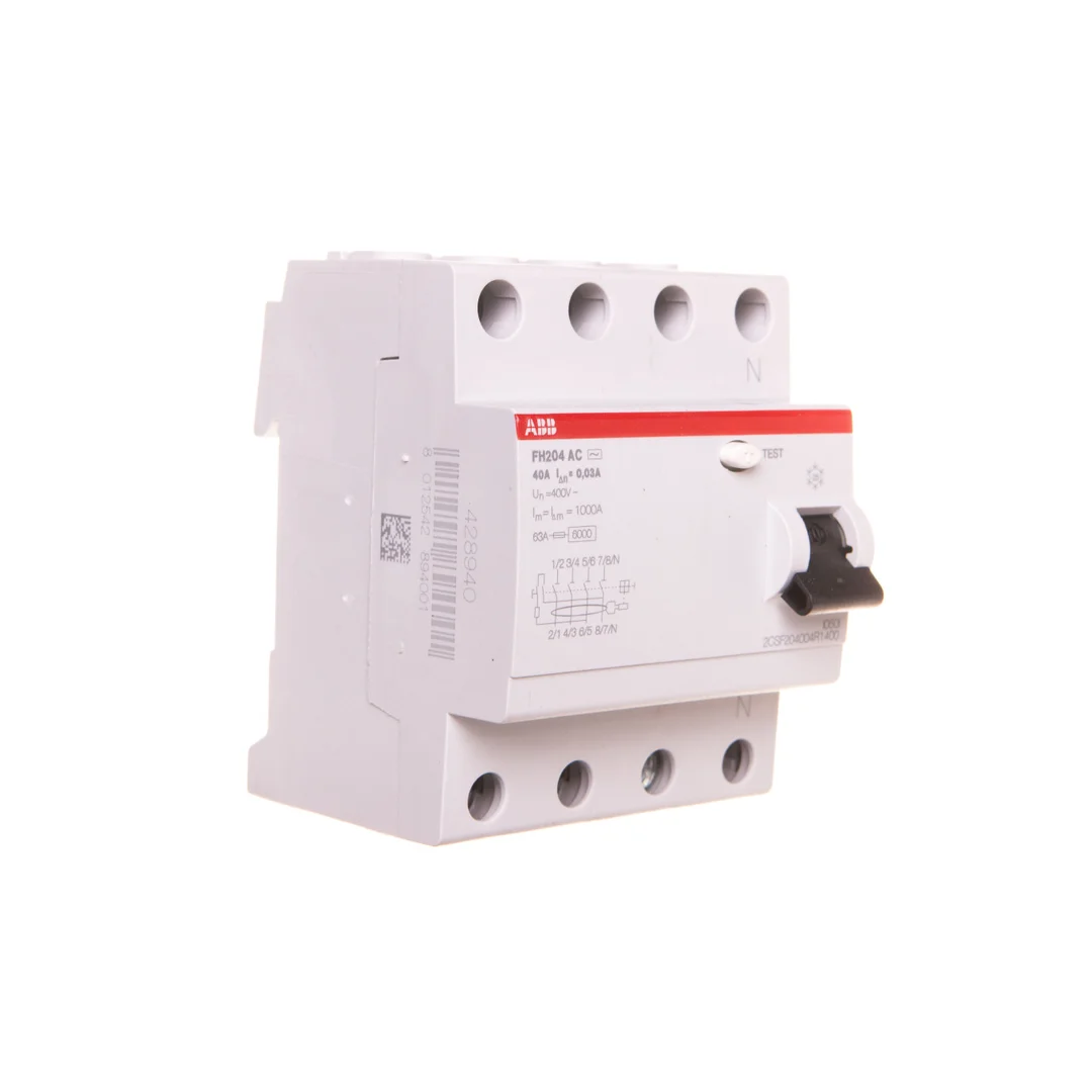 Wyłącznik różnicowoprądowy 4P 40A 0,03A typ AC FH204 AC-40/0,03 2CSF204002R1400