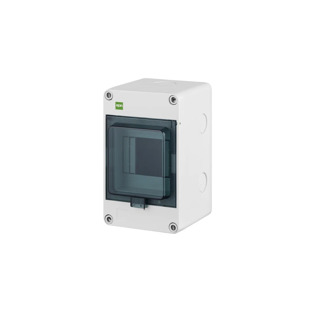Rozdzielnica hermetyczna HERMETICA RN 1x4 400V AC 1000V DC zacisk N dymny IP65 2202-01