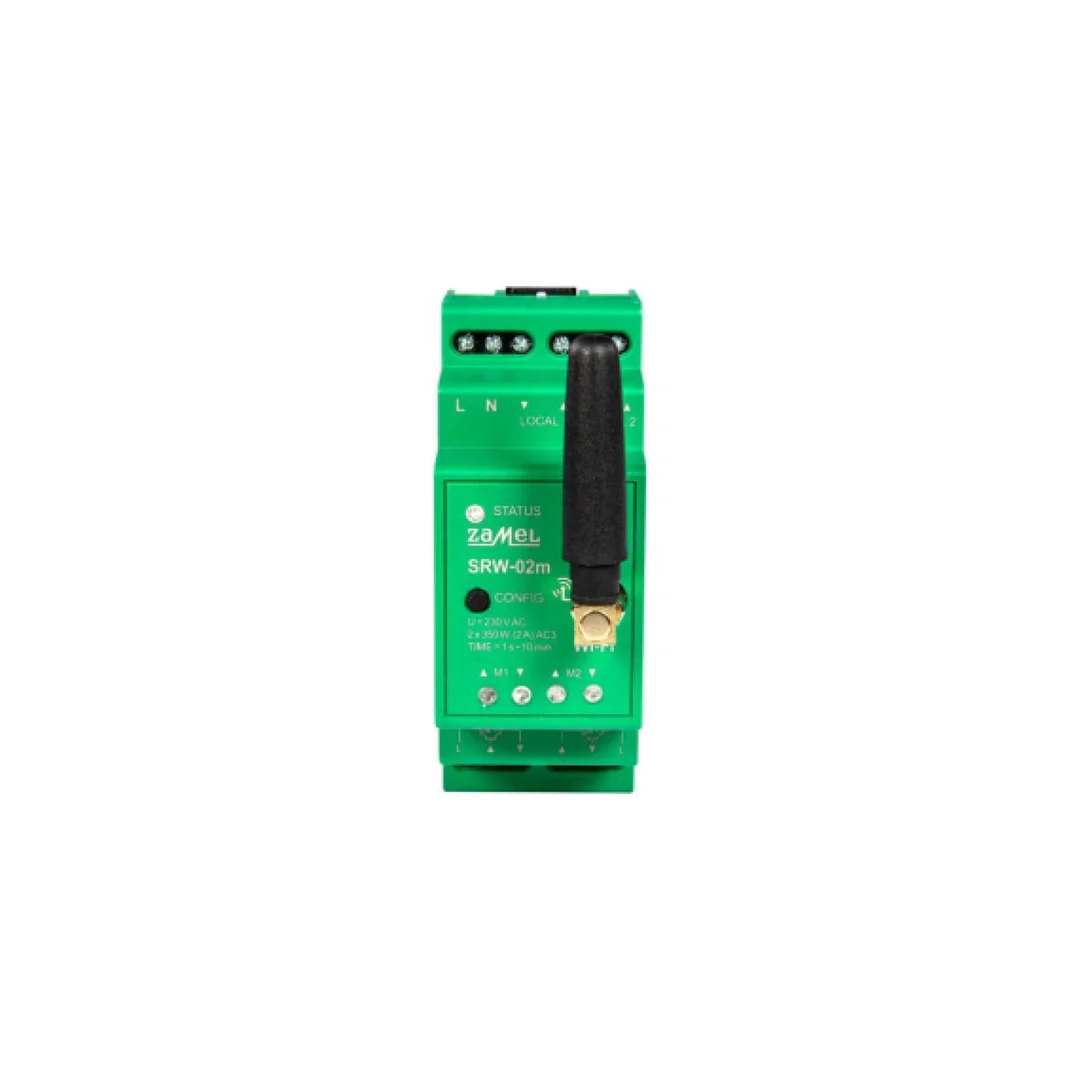 Modułowy sterownik rolet Wi-Fi 2-rolety TYP: SRW-02M SPL10000021