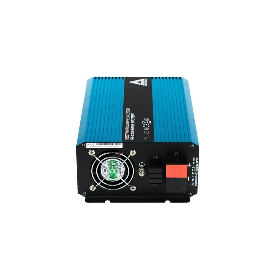 Przetwornica napięcia 24 VDC / 230 VAC SINUS IPS-1200S 1200W