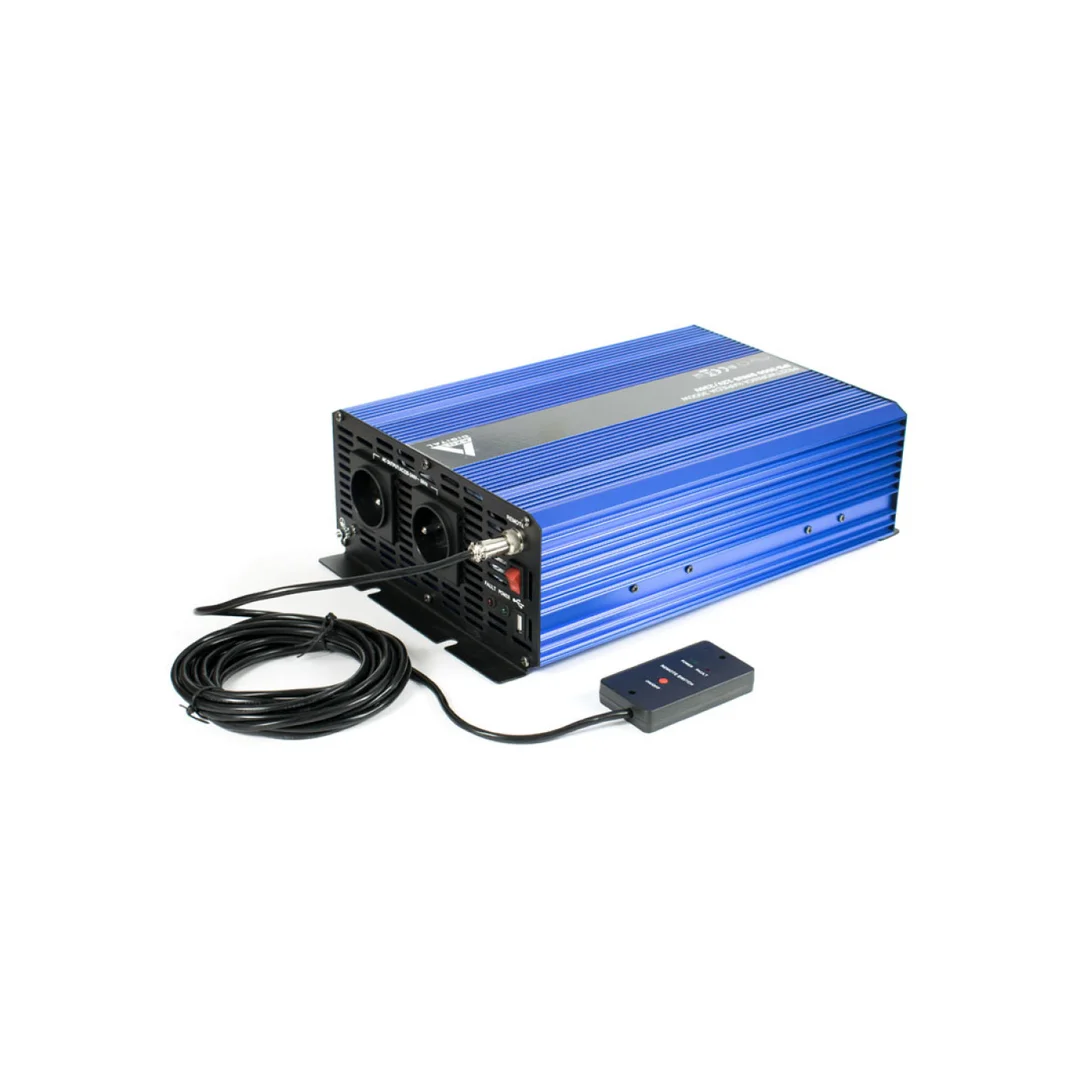 Przetwornica napięcia 12 VDC / 230 VAC SINUS IPS-3000S 3000W