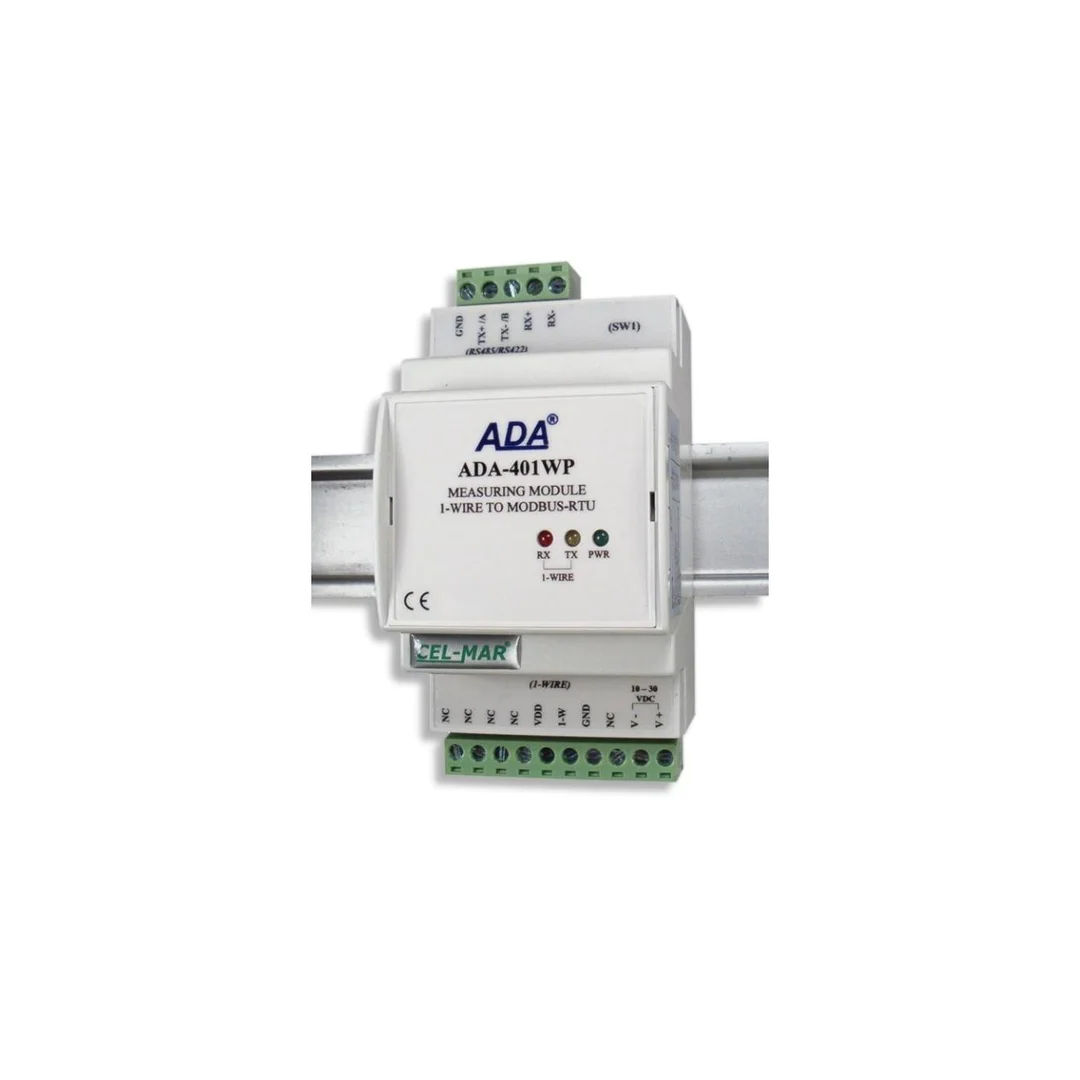 Moduł pomiarowy 1-WIRE na MODBUS-RTU ADA-401WP-1-23