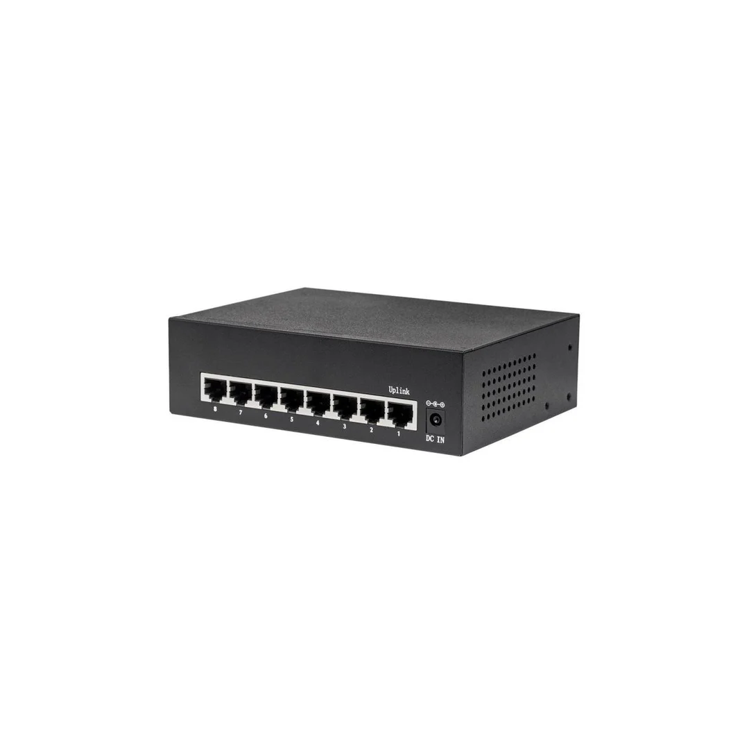 Gigabit Switch 8x 1000Mbps RJ45 PoE/PoE+ 60W VLAN 561204