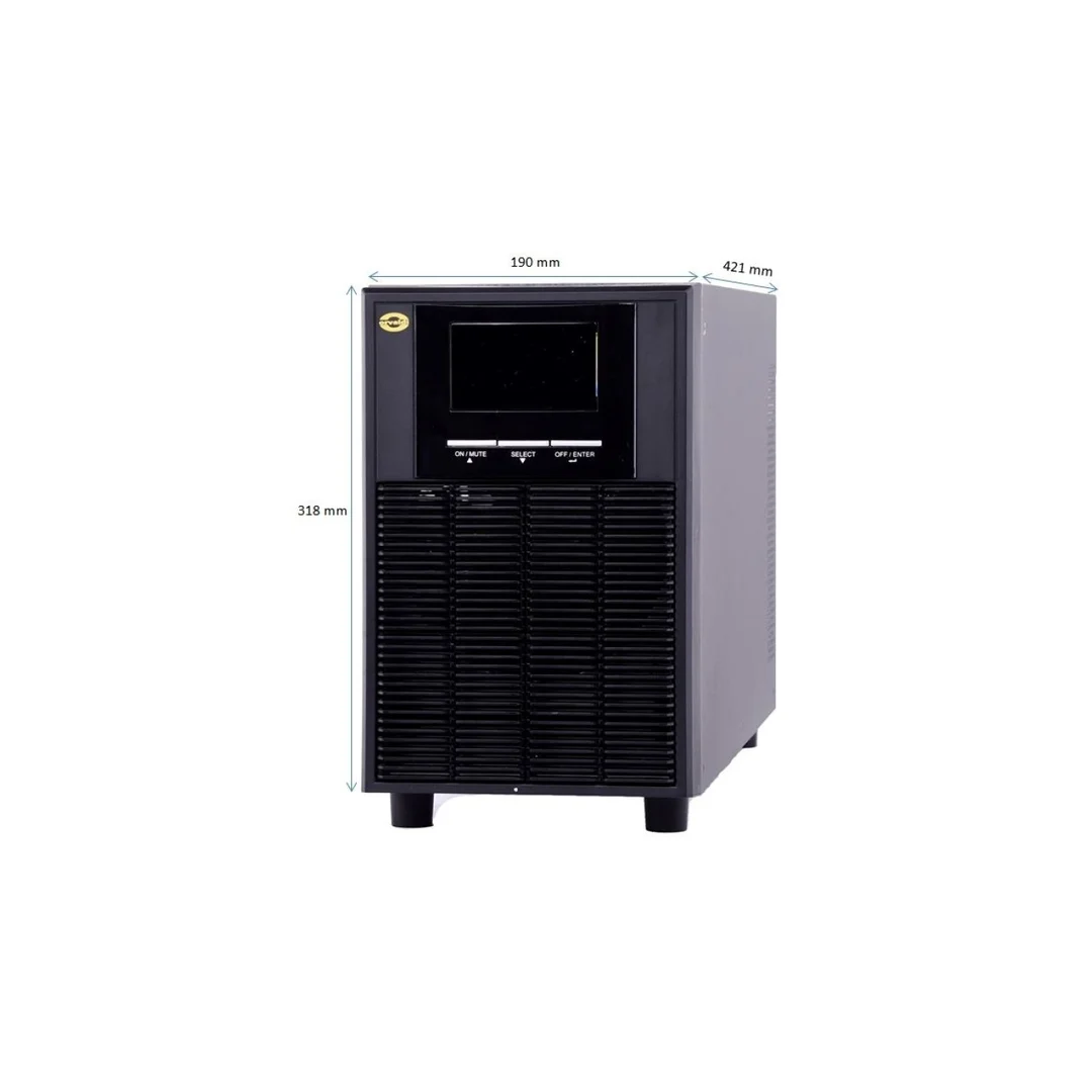 Zasilacz awaryjny UPS Orvaldi VT3K on-line Tower 3000VA/2700W czysta sinusoida VWPP3K