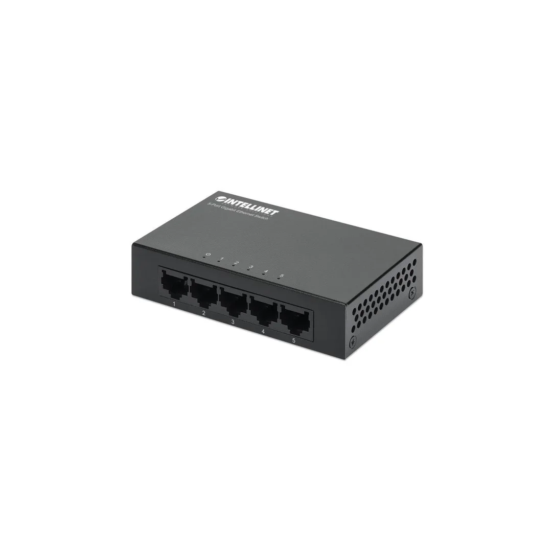 Switch Gigabit 5x 10/100/1000Mbps RJ45 Metalowy Desktop