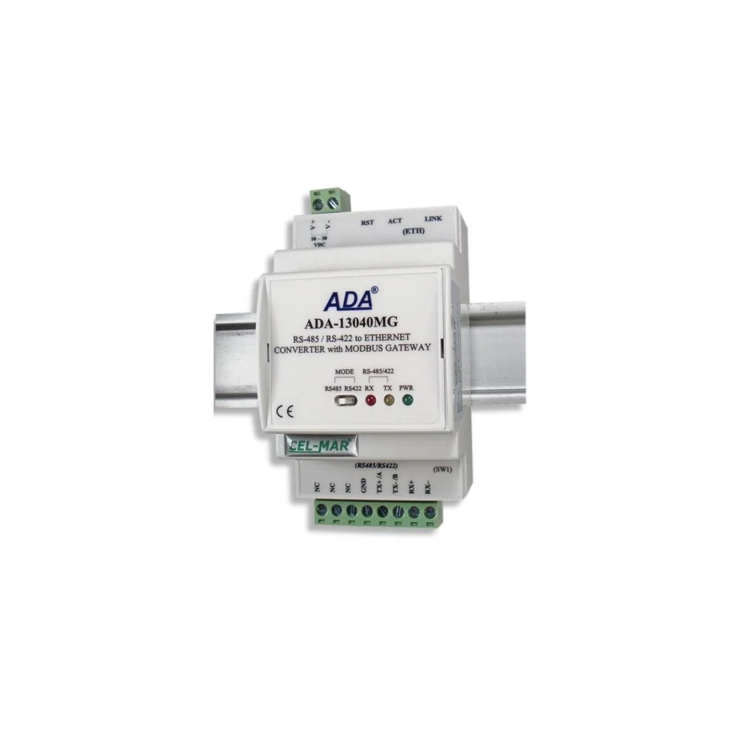 Konwerter ETHERNET na RS485/422 z MODBUS GATEWAY ADA-13040MG-1-23-3