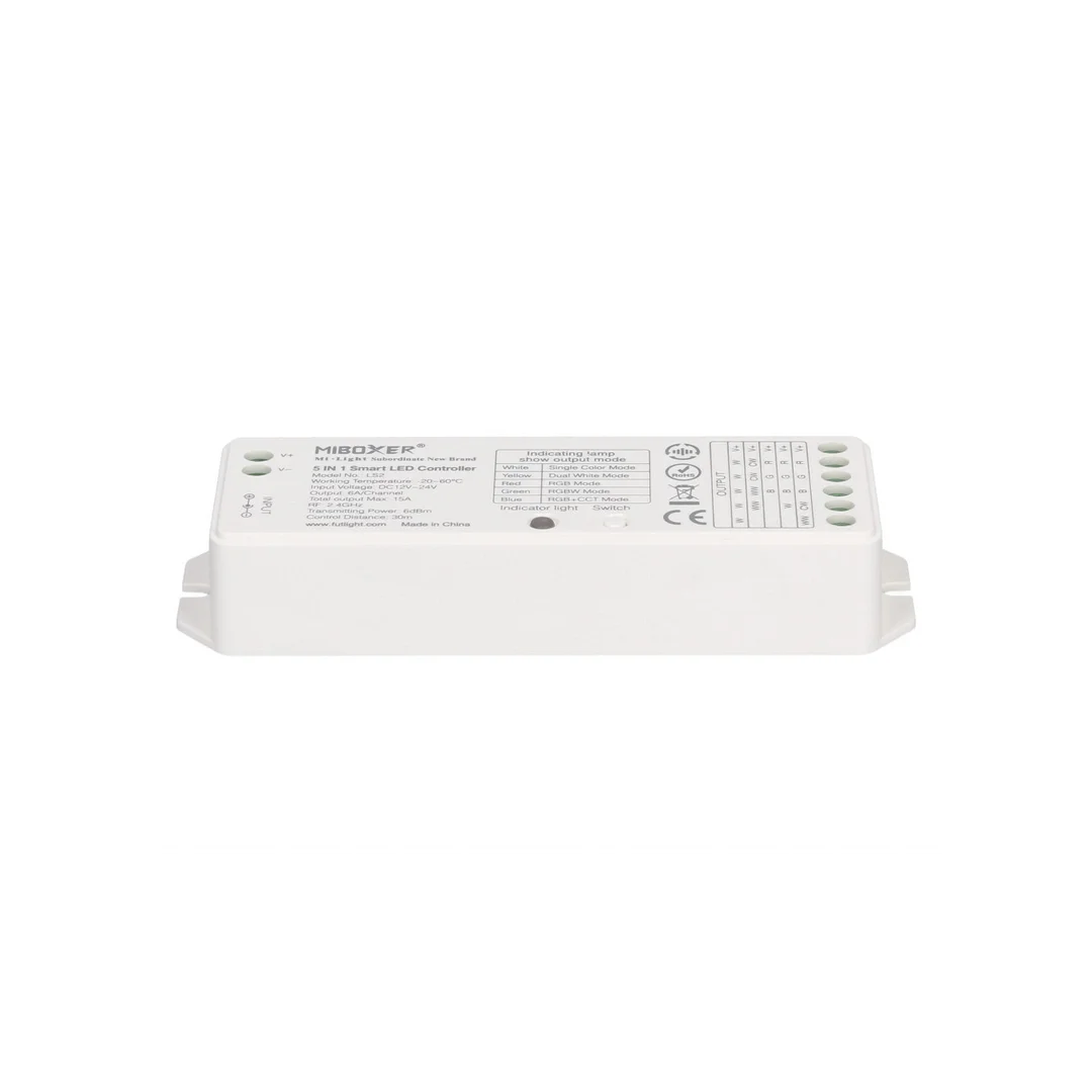 Sterownik LED MiLight 8-stref uniwersaln y 5w1 6A/kan. max.15A LS2