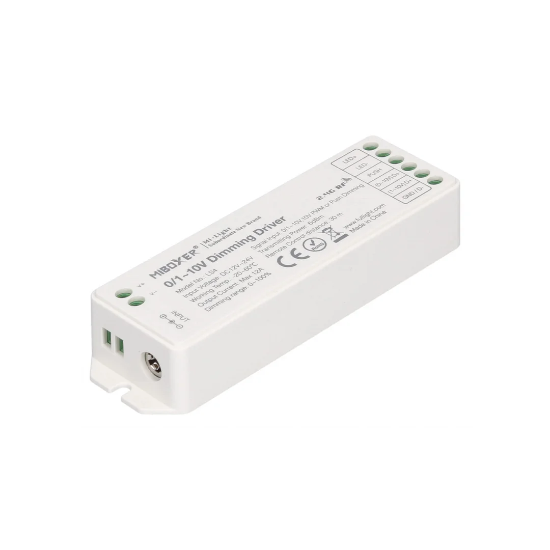 Sterownik LED MiLight 8-stref MONO 0-10V 1-10V PWM max.12A LS4