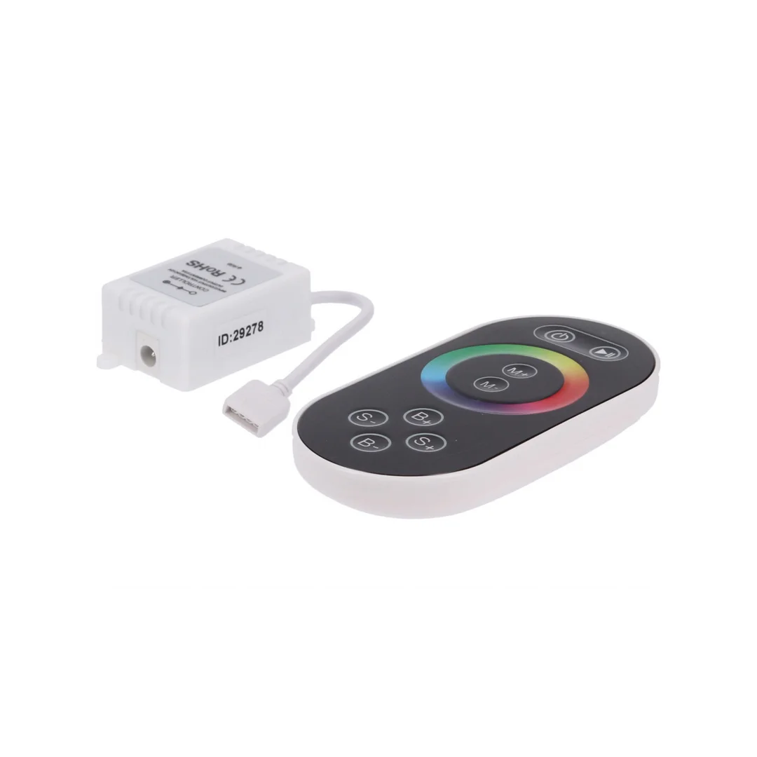 Sterownik LED RGB 3x2A touch RF czarny 12V Prescot