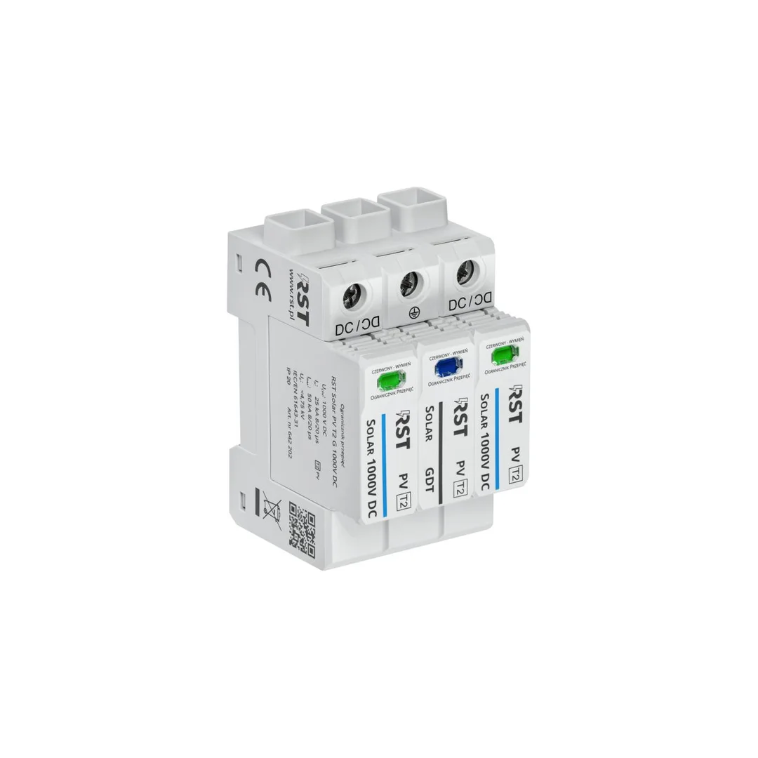 Ogranicznik przepięć T2 DC, RST Solar PV T2 G 1000V DC 642 202