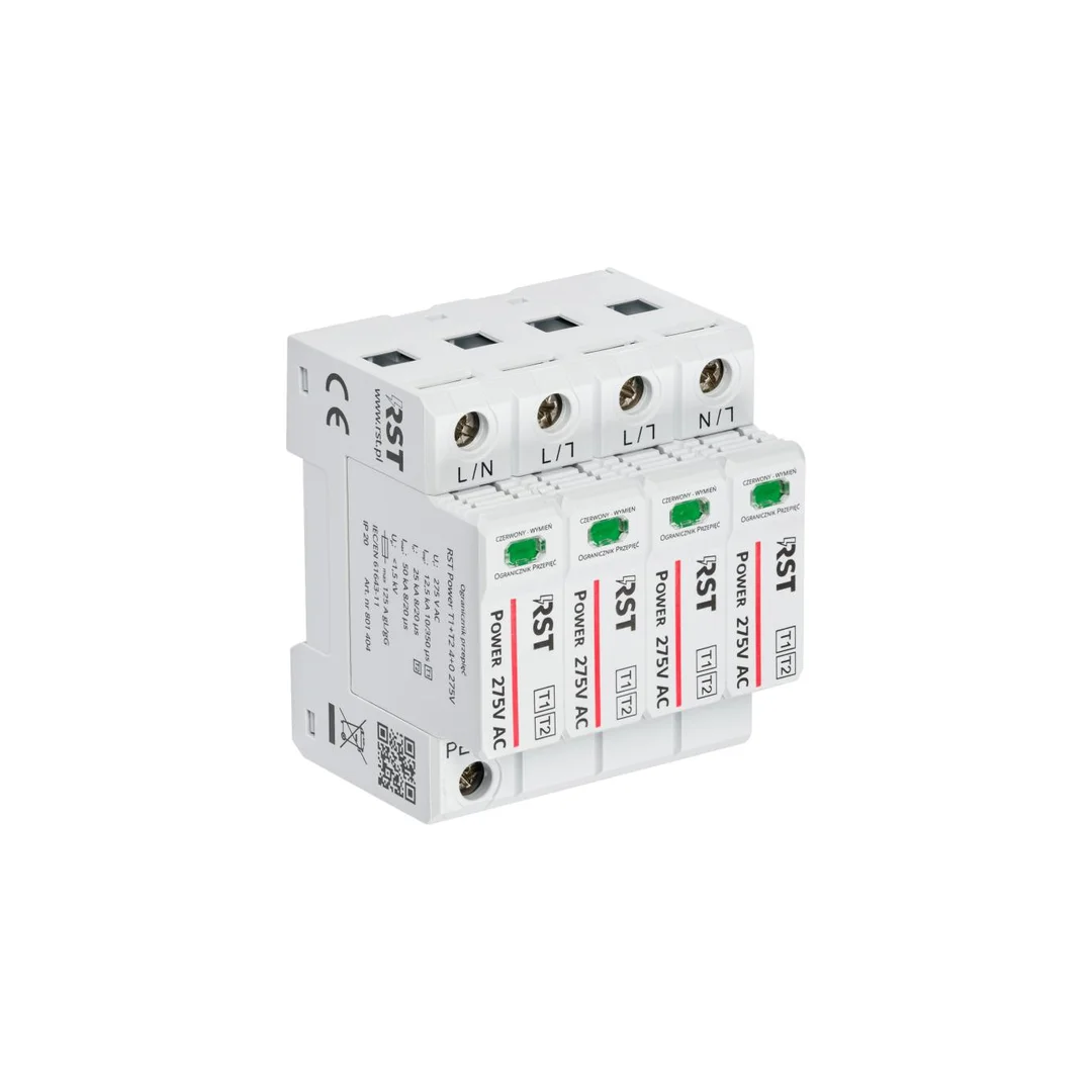 Ogranicznik przepięć RST Power T1+T2 4+0 275V 801 404