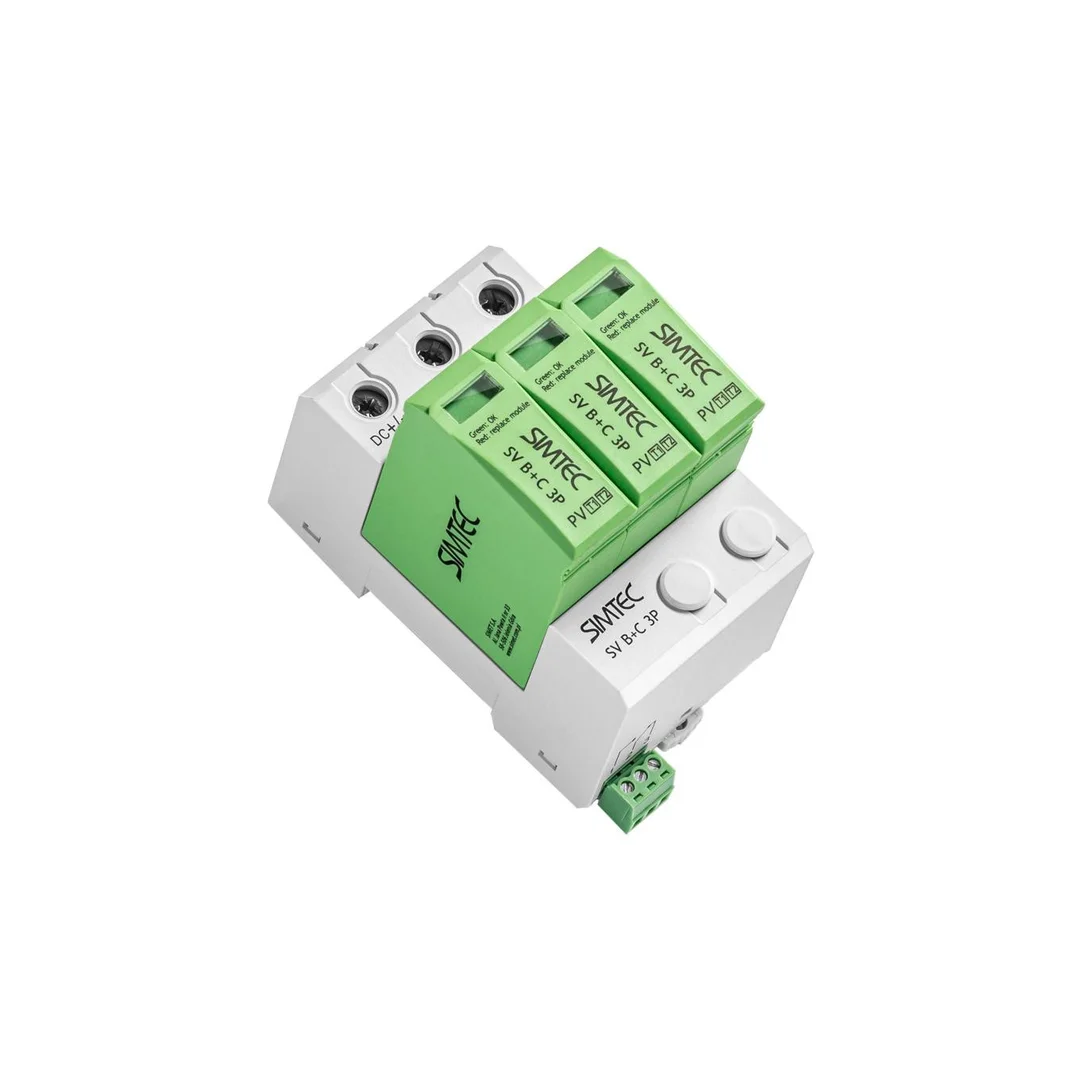 Ogranicznik przepięć Warystorowy do fotowoltaiki SV Typ T1+T2 3P SIMTEC certyfikat TUV 85036002