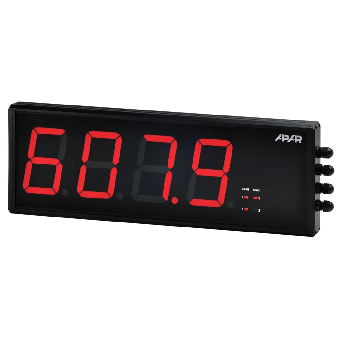 Dwukanałowy wyświetlacz wielkogabarytowy AR753/S1/P/P/RS485/WA