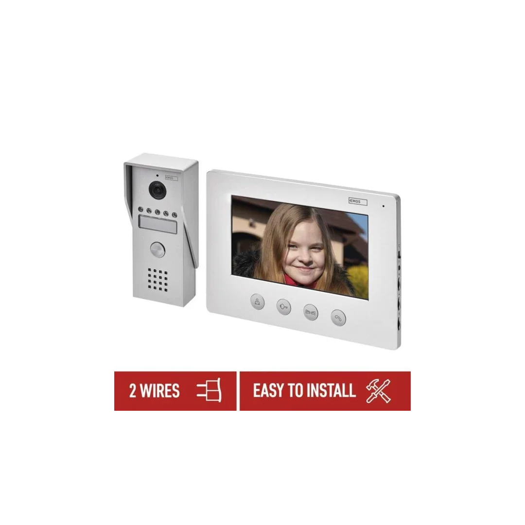 Wideodomofon 7 komplet EM-03M H2050