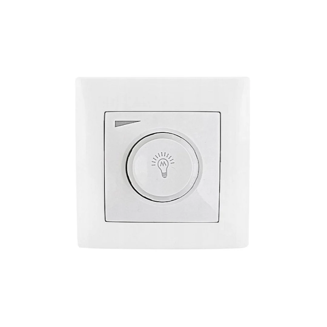 Wesa Ściemniacz obrotowy regulator LED 600W biały LC-36-A