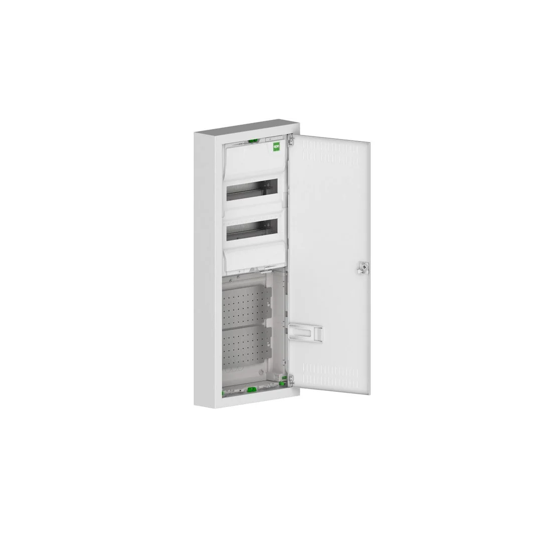 Rozdzielnica modułowa MSF TWIN RN 2x12 (N+PE) + 2X12 natynkowa multimedialna IK05 IP30 2015-20