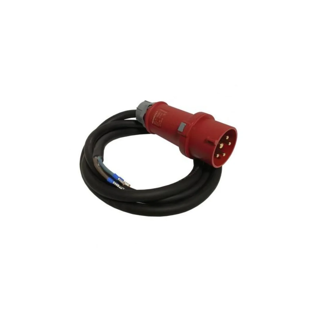 2m Przewód przyłączeniowy z wtyczką 16A/5P kabel 5x2,5mm² 2930