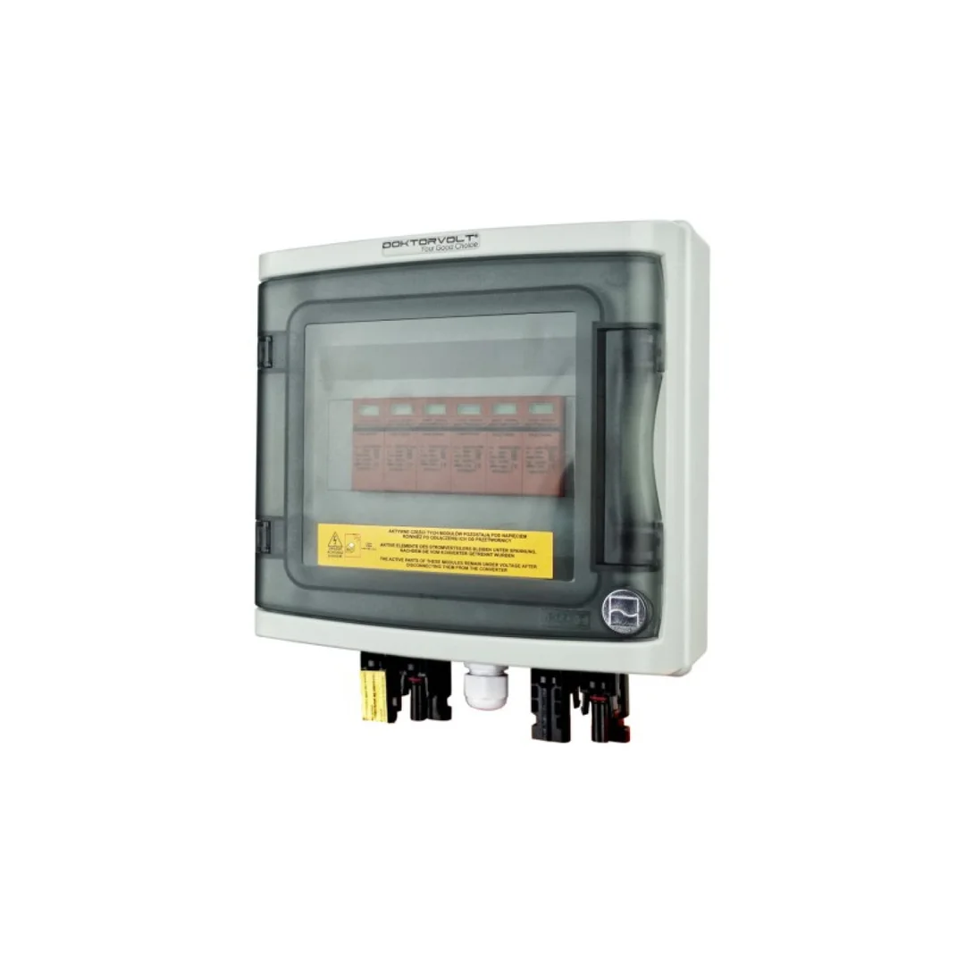 Rozdzielnica PV Fotowoltaiczna Solarna 2-Stringowa DC 1000V T1 T2 Doktorvolt 4487