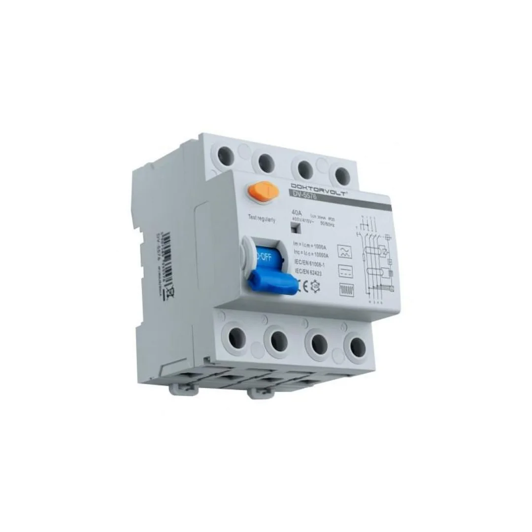 Wyłącznik różnicoprądowy do Wallboxa typ B E-Auto 40A 30mA 4P IP20 RCD 5576