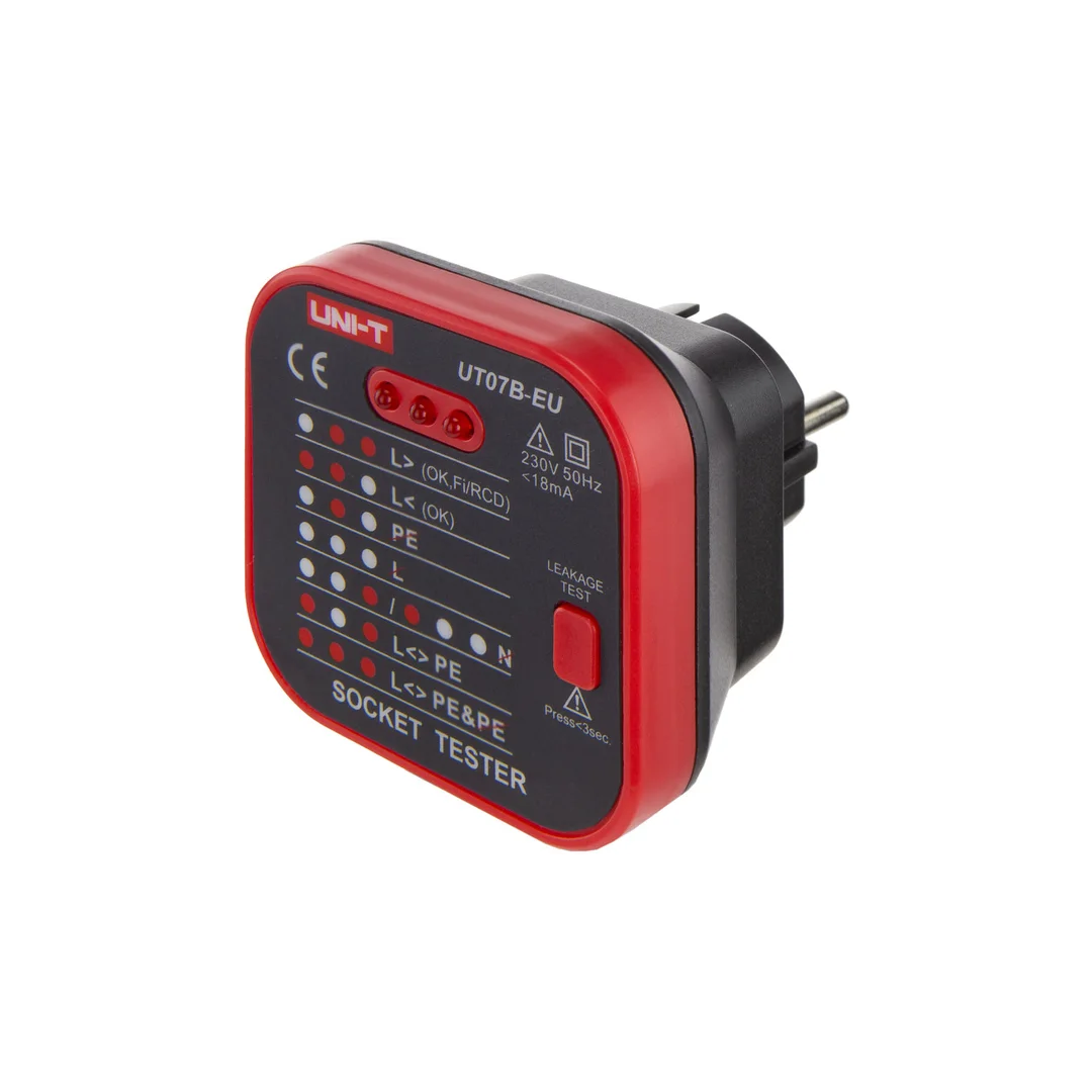 Wskaźnik sieci 230V z testerem RCD UT07B UNI-T